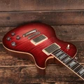 Patrick James Eggle Macon Carve Top Singlecut Electric Guitar in Lava Red - 31528 (12).JPG