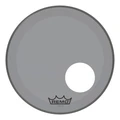 Remo Powerstroke 3 Colortone Bass Drum Head - Smoke - 18" - with 5" Offset Hole - 449194-P3-1318-CT-SMOH.jpg