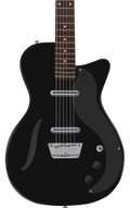 Danelectro Vintage Baritone Electric Guitar in Gloss Black - DGB56BK-Body.jpg