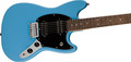 Squier Sonic Mustang HH Electric Guitar in California Blue - 0373701526-Squier-Sonic-Mustang-HH-California-Blue-Angle.jpg