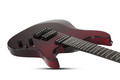 Schecter Reaper-6 Elite Electric Guitar in Bloodburst - SCH-GTR-2180-Schecter-Reaper-6-Elite-Bloodburst-Body-Angle-3.jpg