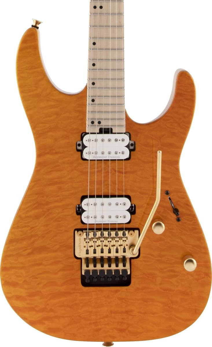 Charvel Pro-Mod DK24 HH FR M Mahogany In Dark Amber - Andertons