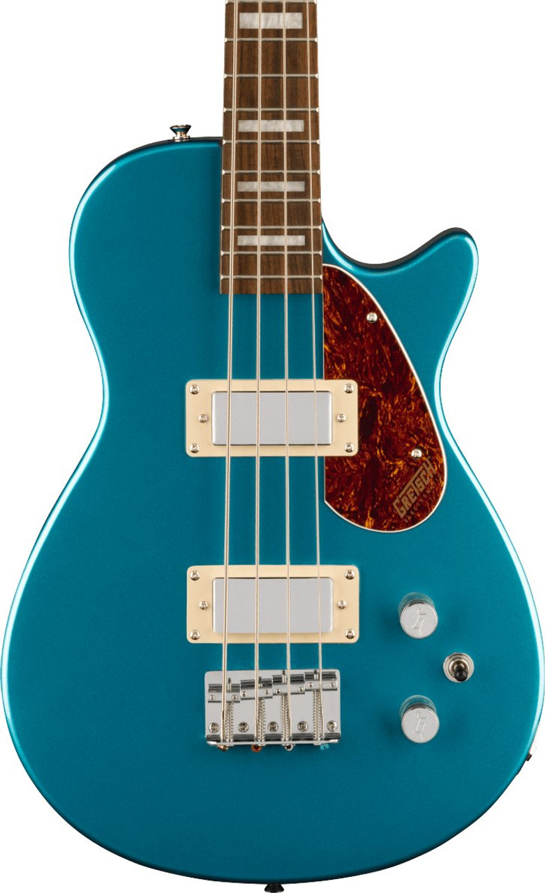 Gretsch FSR G2229B Electromatic Junior Jet II Short-Scale Bass Guitar in  Ocean Turquoise