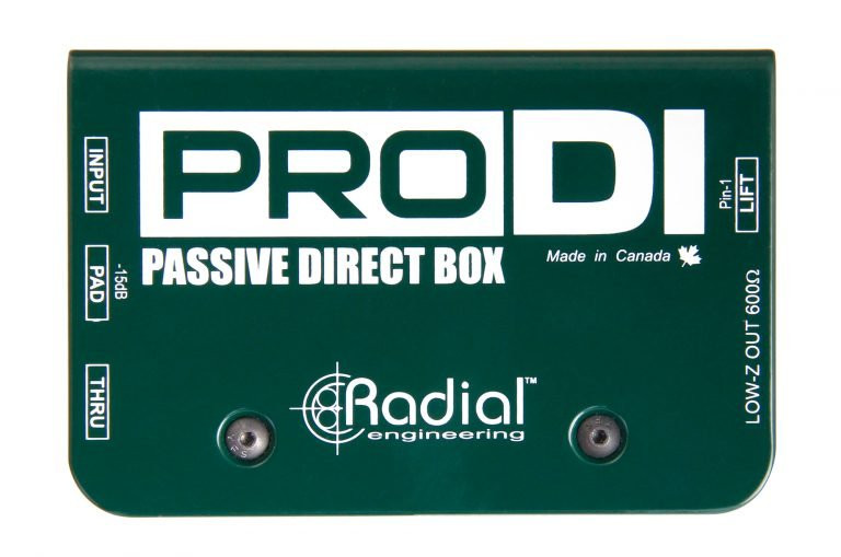 配信機器・PA機器・レコーディング機器 Radial pro di passive direct box Radial PRO-DI Compact passive DI box (mono) - Andertons Music Co.