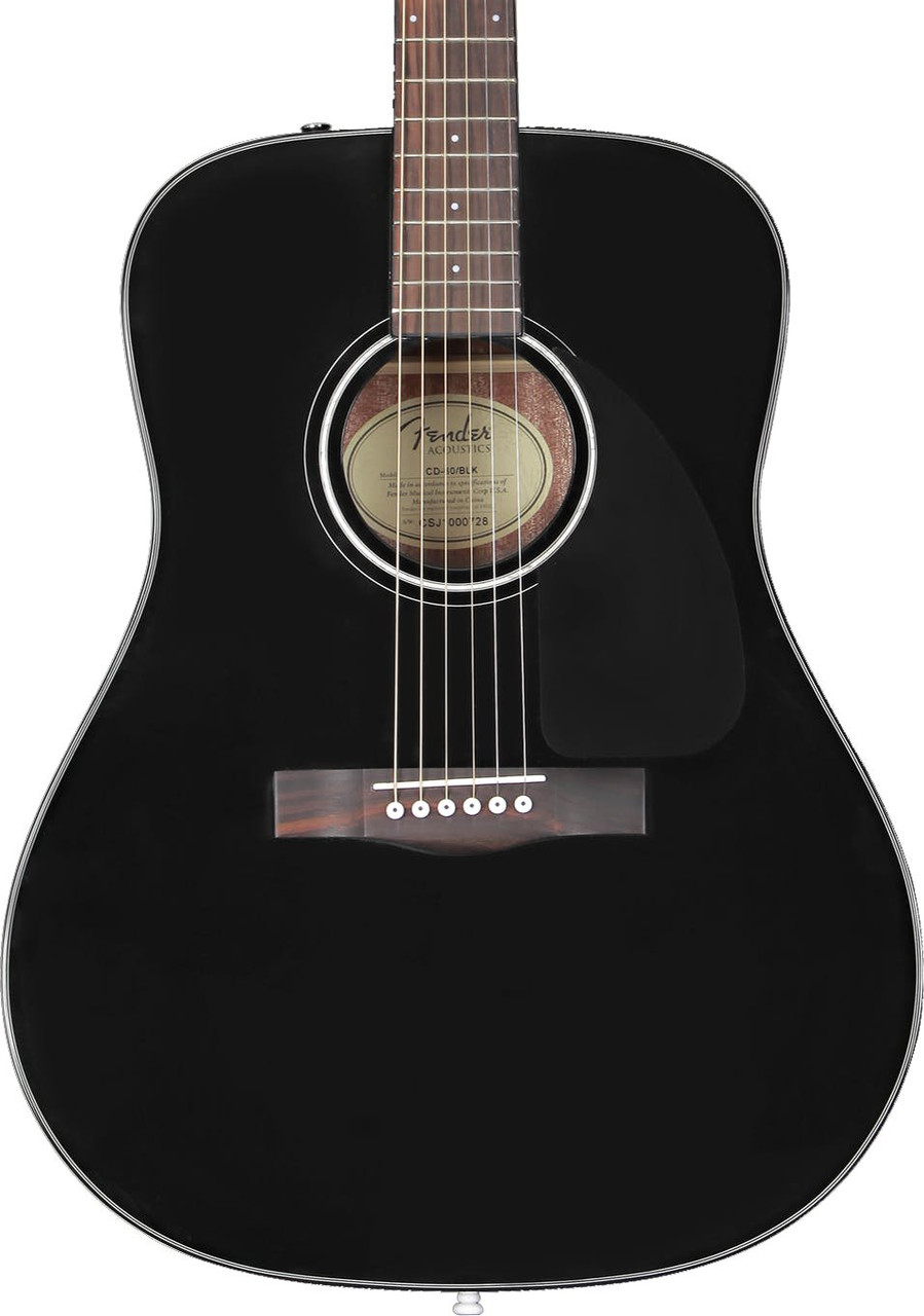 Fender CD-60 V3 Dreadnought Acoustic in Black - Andertons Music Co.