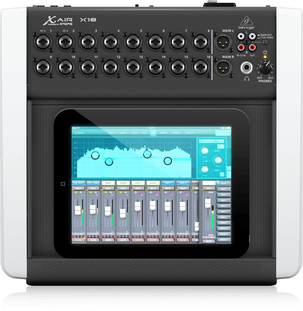 Behringer XAIR X18 デジタルミキサー 433805-X18_P0AWZ_Top_XL__96628