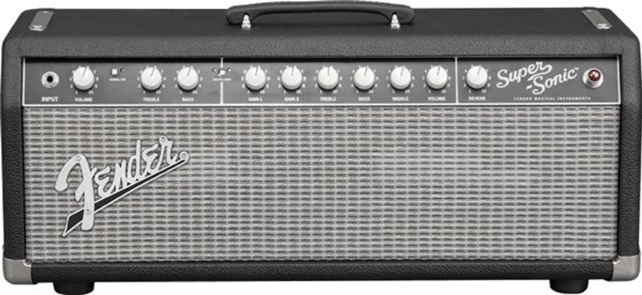 Fender Super Sonic 22 Head in Black and Silver