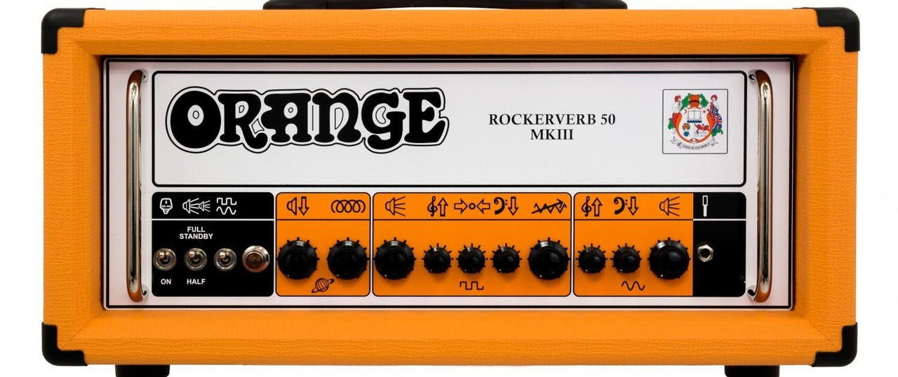 Orange Rockerverb 50 Valve Head MKIII in Orange - Andertons Music Co.