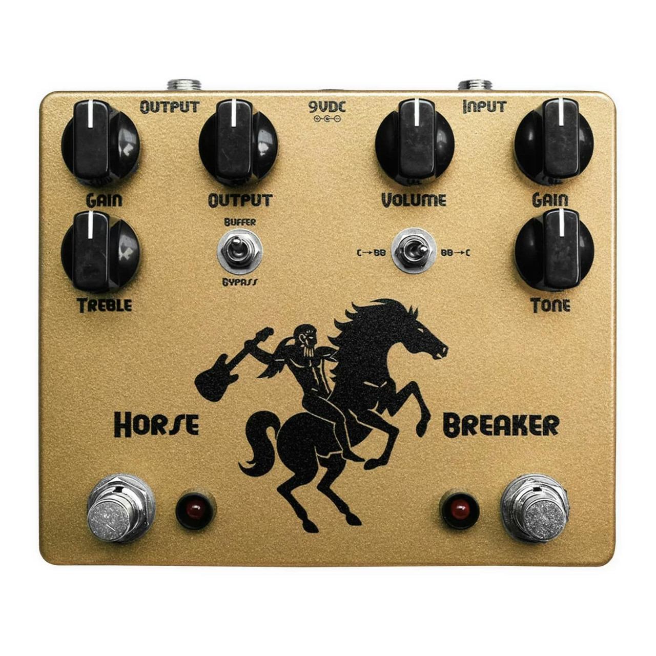 Ceriatone Horse Breaker Overdrive Pedal in Gold - Andertons Music Co.