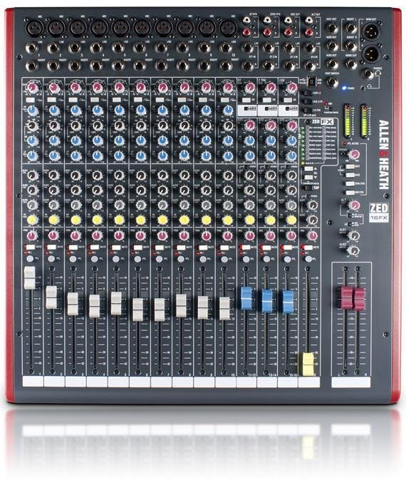 、、 Allen & Heath ZED-16FX Mixer - Andertons Music Co.