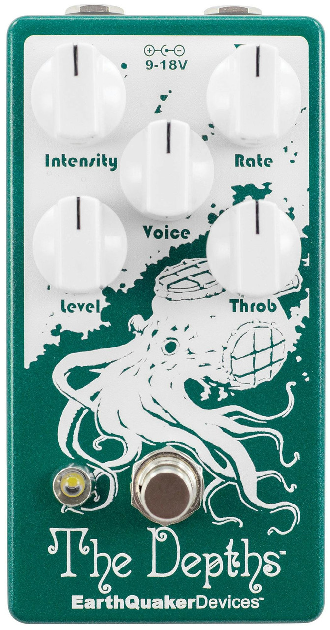 EarthQuaker Devices The Depths V2 Optical Vibe Pedal - Andertons 