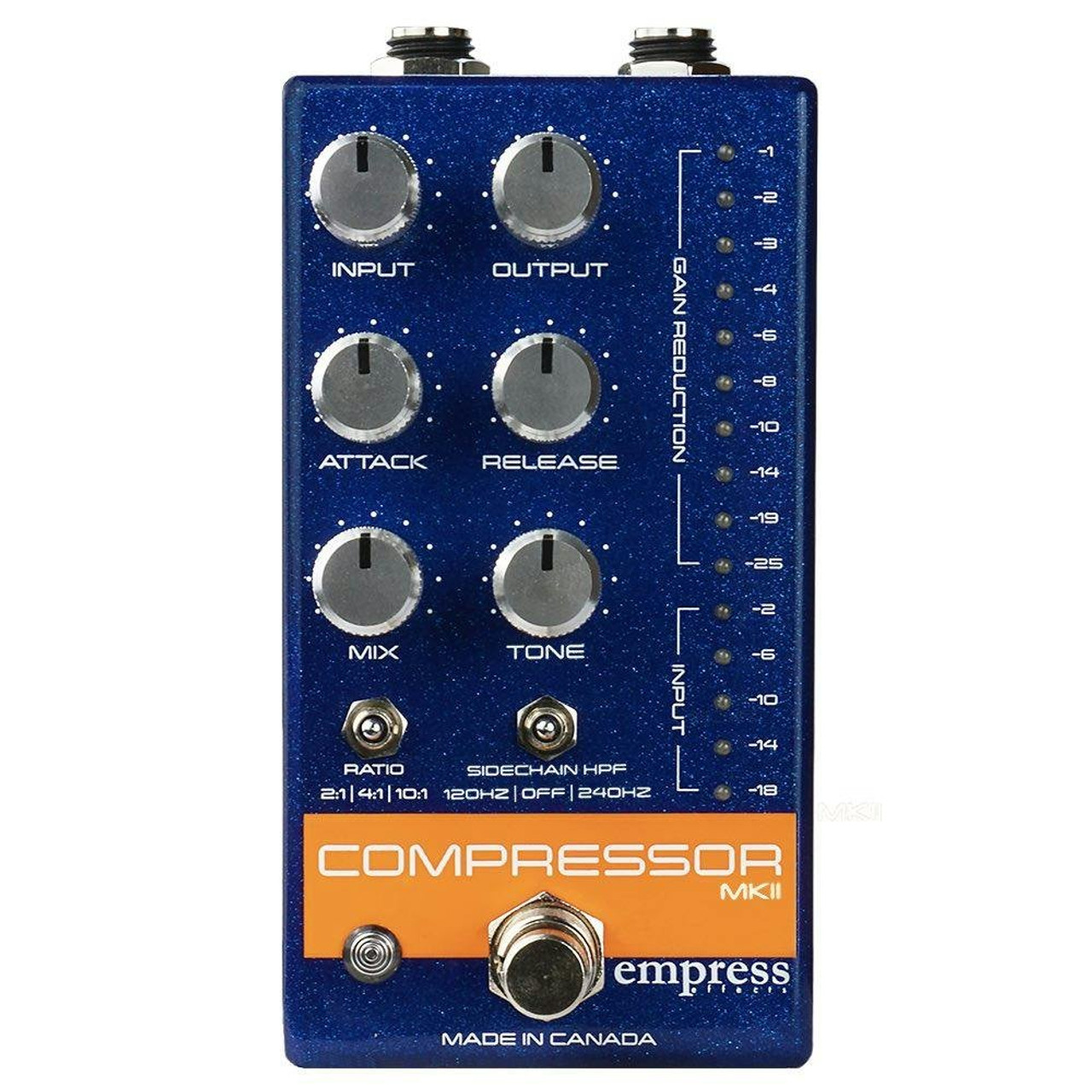 Empress Effects Compressor MKII Pedal in Blue