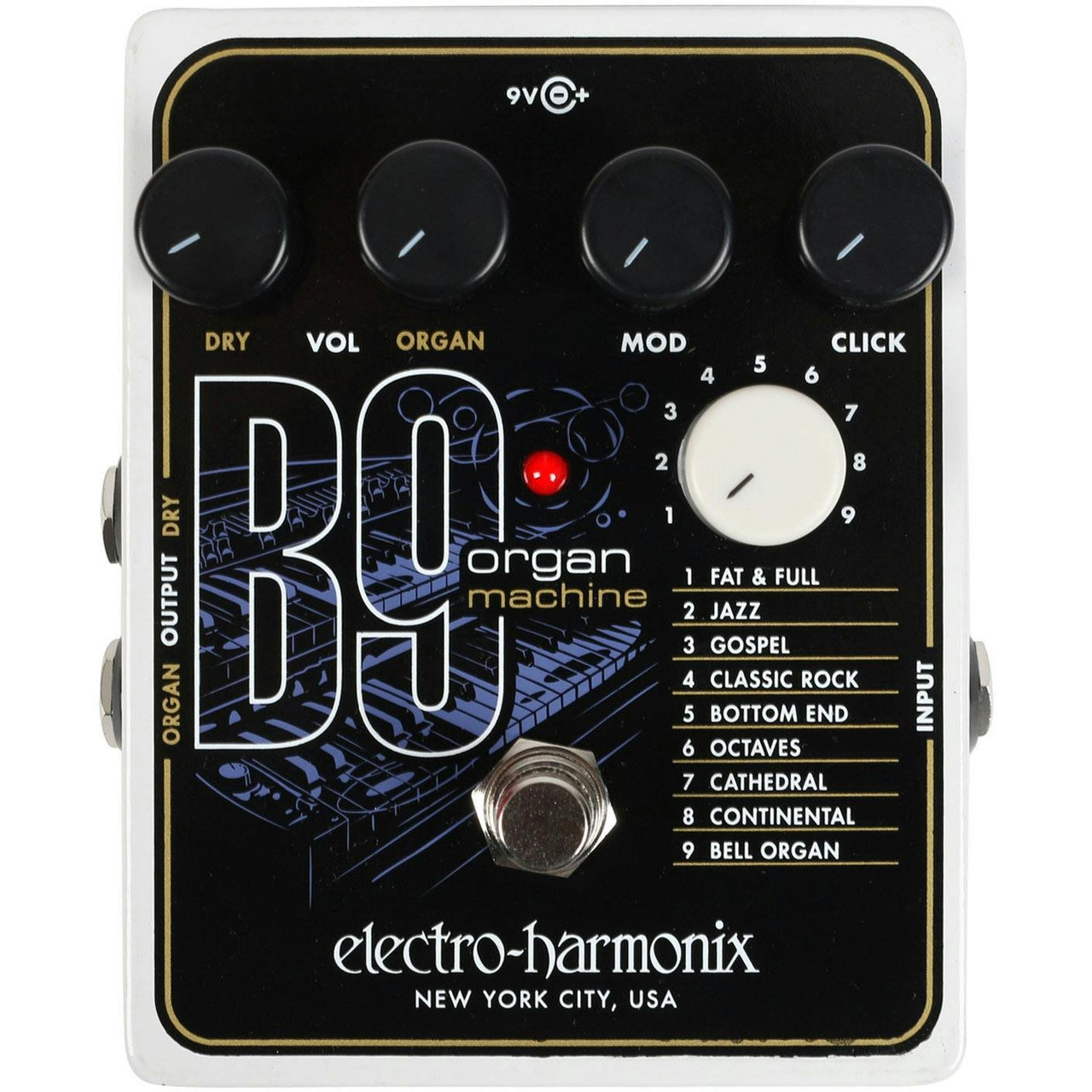 Electro Harmonix B9 Organ Machine Guitar FX Pedal