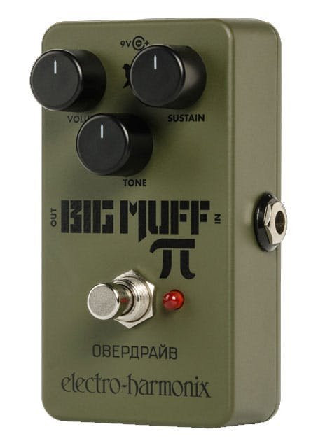 Electro-Harmonix Green Russian Big Muff Pedal - Andertons Music Co. Electro-Harmonix Green Russian Big Muff Pedal - Andertons Music Co.