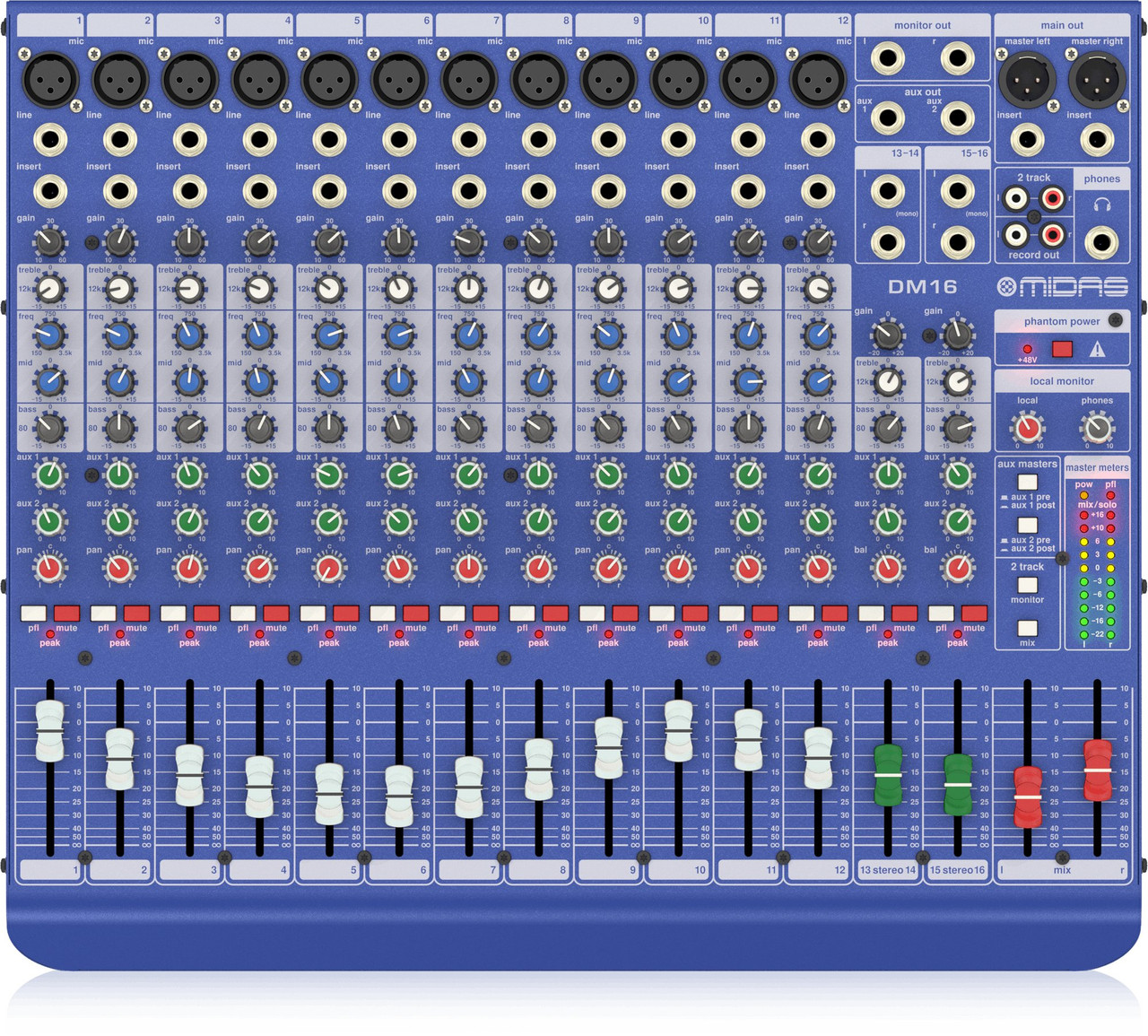 [最終値下げ] Midas DM16 アナログミキサー 491497-1643121673239__91032.