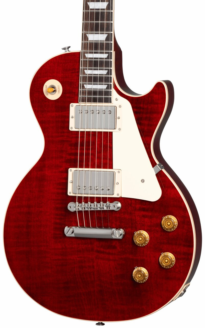 Gibson USA Les Paul Standard 50s Electric Guitar in Transparent Cherry