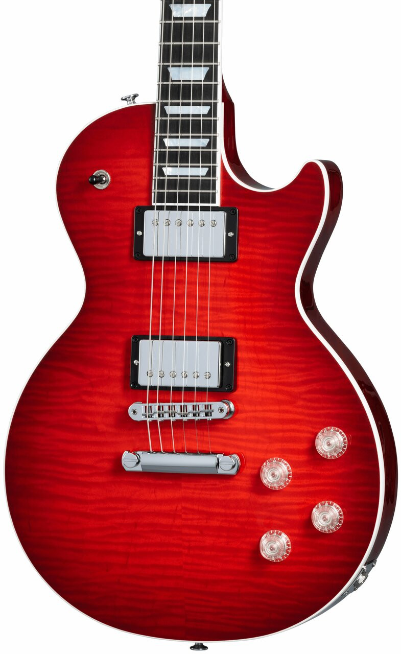 Gibson USA Les Paul Modern Electric Guitar with Figured Maple Top in Cherry  Burst