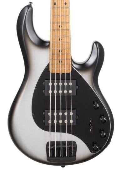 ベース Music Man StingRay5 Special H Music Man StingRay Special 5 HH Bass Guitar in Black Rock