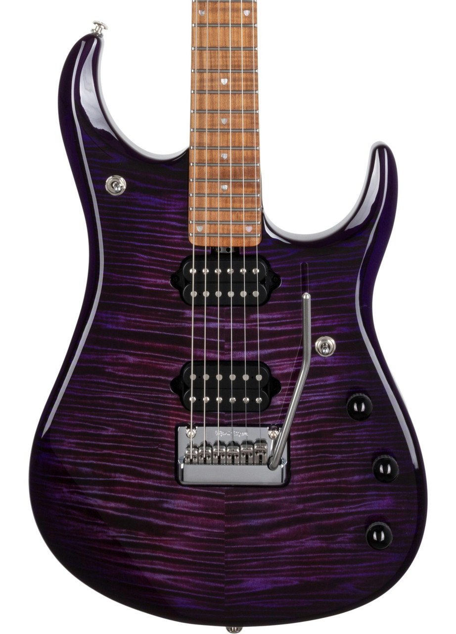 Music Man JP15 John Petrucci Signature Electric Guitar in Purple Nebula  Flame Top