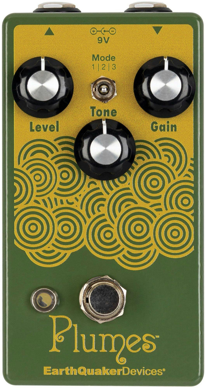 新品 未使用 EarthQuaker Devices Plumes Earthquaker Devices Plumes Small Signal Shredder Overdrive Pedal