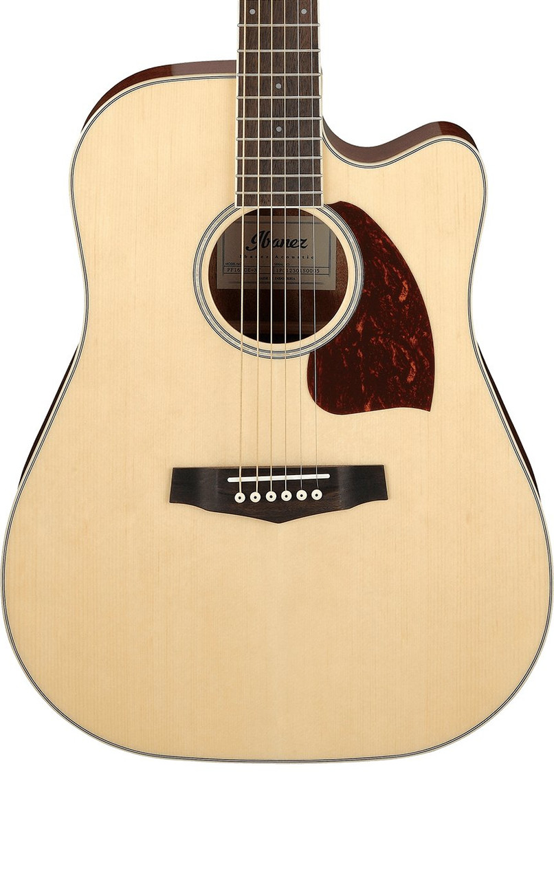 Ibanez PF16WCE-NT Electro Acoustic Guitar in Natural High Gloss