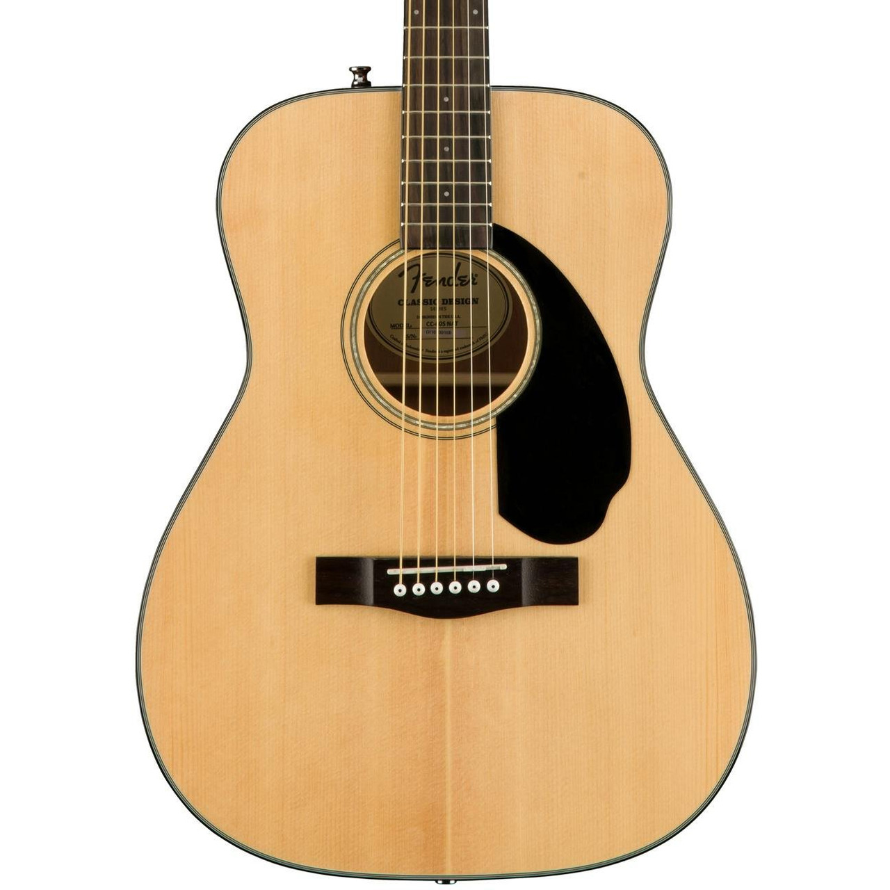 Fender CC60S Concert Sized Acoustic Guitar Natural - Andertons