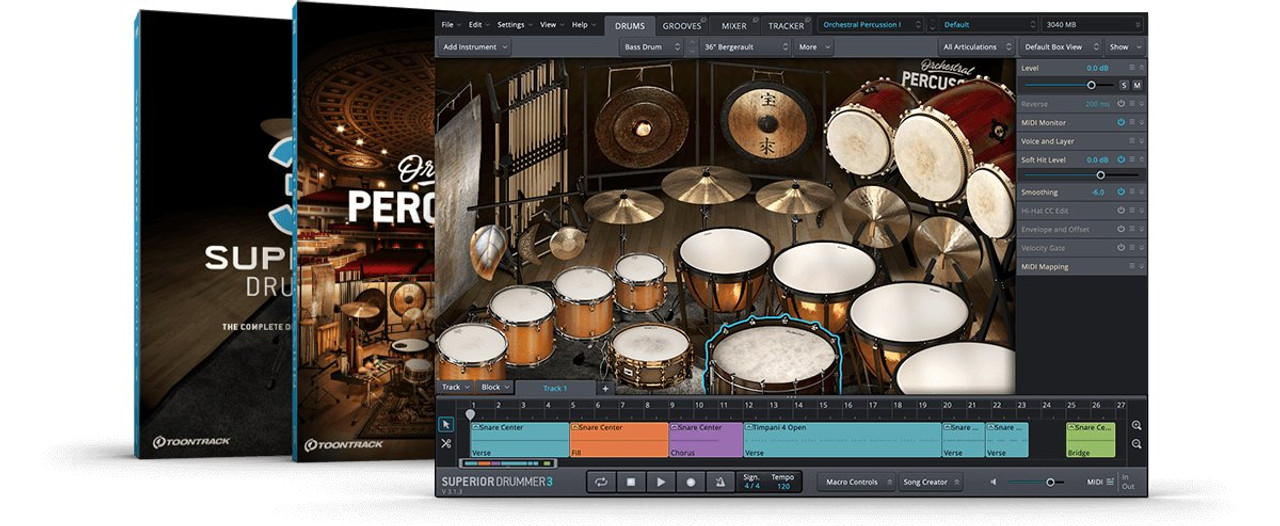 DTM・DAW superior drummer 3 TOONTRACK Toontrack Superior Drummer 3 - UCan Play™