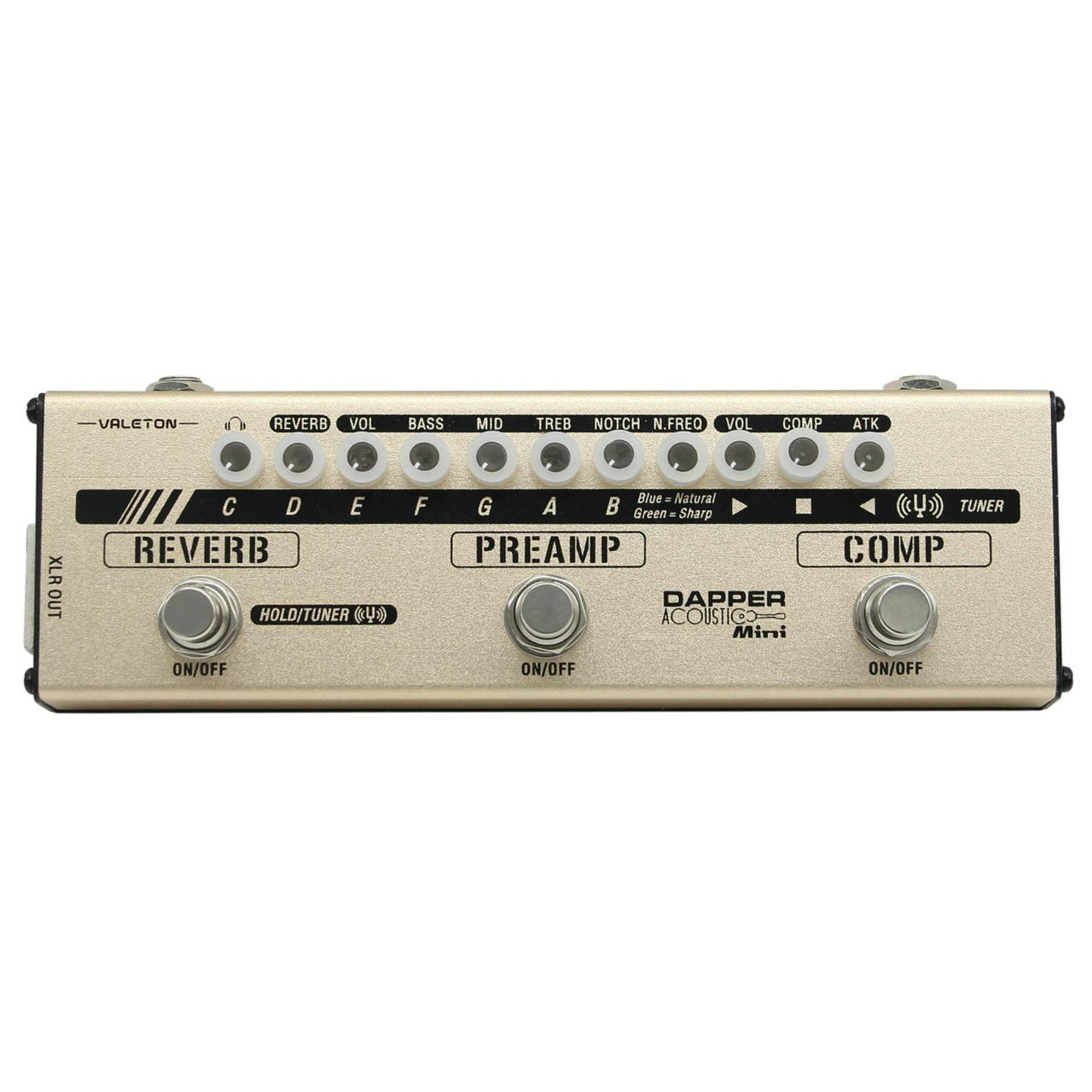 Valeton Dapper Acoustic Mini Multi-FX Pedal Strip