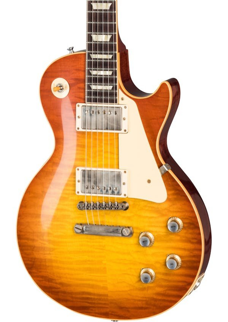 Gibson Custom Shop 1960 Les Paul Standard Reissue VOS Electric Guitar in  Tangerine Burst