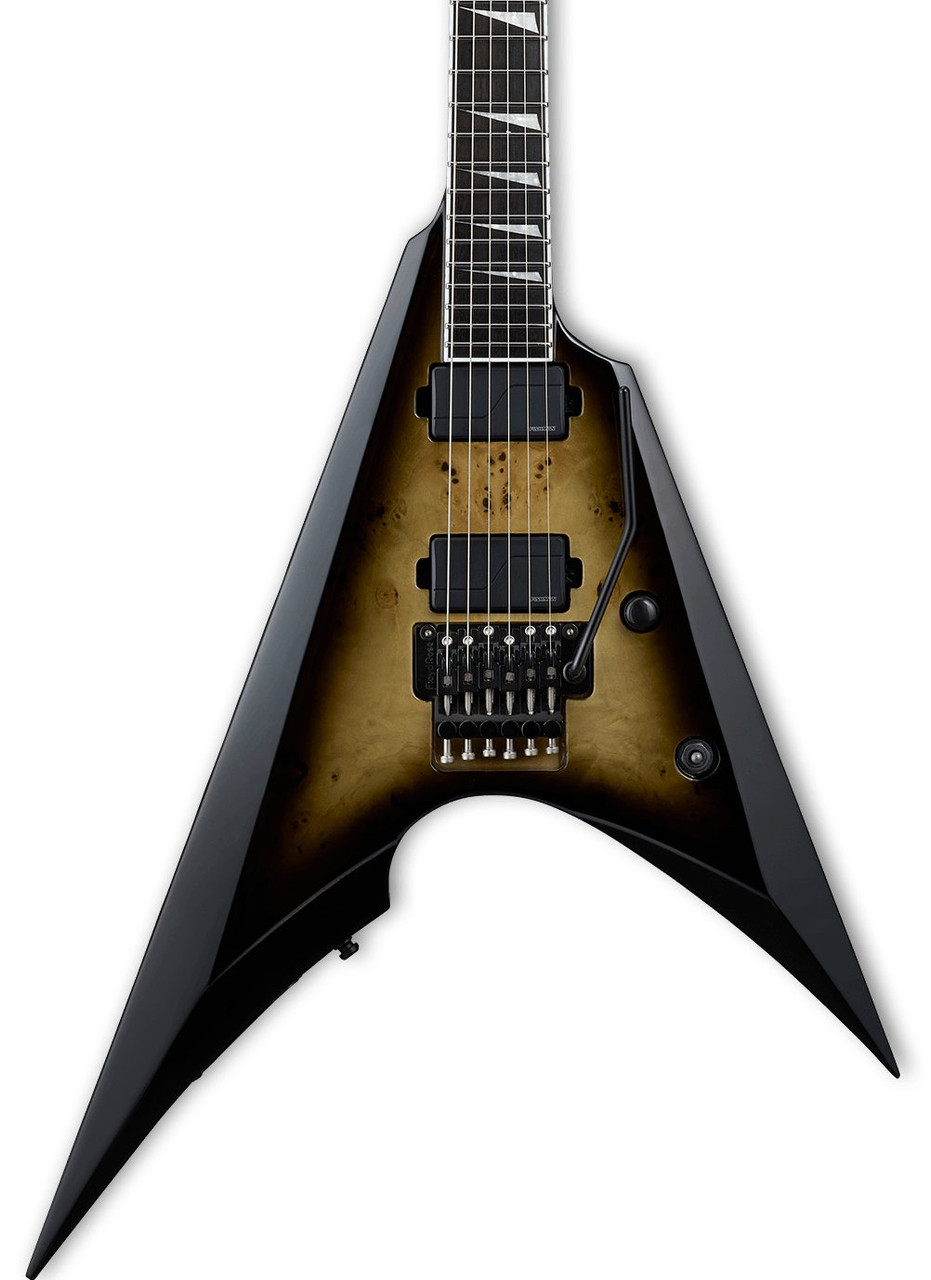 ESP E-II Arrow Electric Guitar in Nebula Black Burst - Andertons