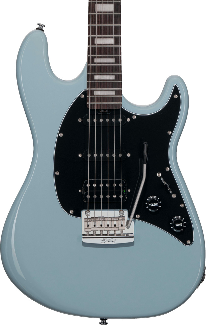 新品Sterling by MUSICMAN CUTLASS CT50 HSS Sterling By Music Man Cutlass CT50 HSS RN Aqua Grey Electric