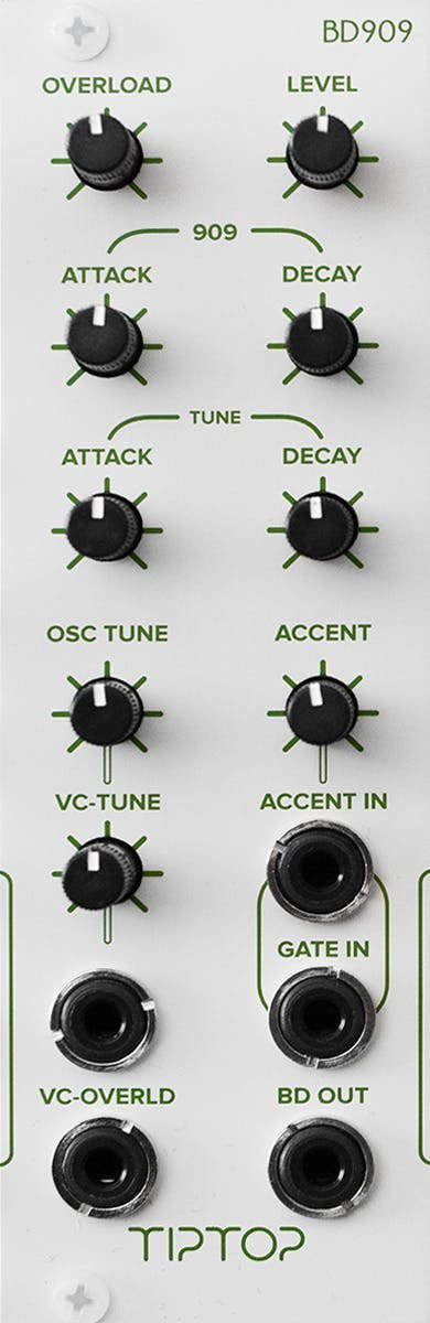 【Tiptop Audio】 BD909 TipTop Audio - BD909 TR909 Bass Drum Generator - Andertons Music Co.