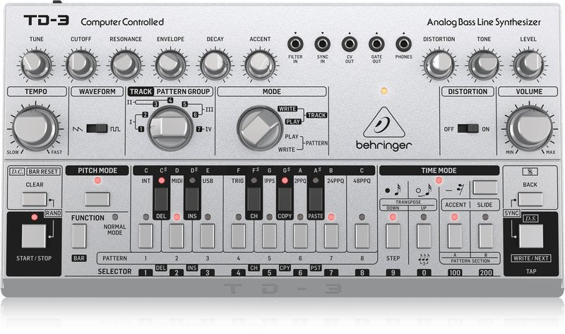 鍵盤楽器 Behringer TD-3-AM Analog Bass Line Synth Behringer TD-3 Analogue Bass Line Synth - Andertons Music Co.