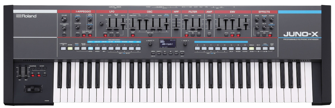 Roland JUNO-X Programmable Polyphonic Synthesizer - Andertons