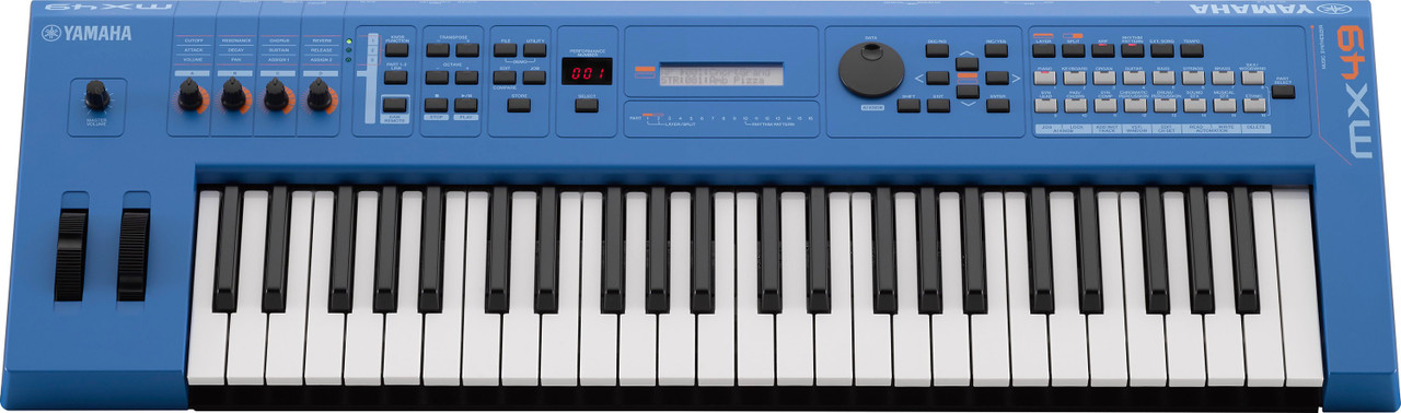 Yamaha MX49 MKII - 49 Key Digital Synthesizer in BLUE - Andertons