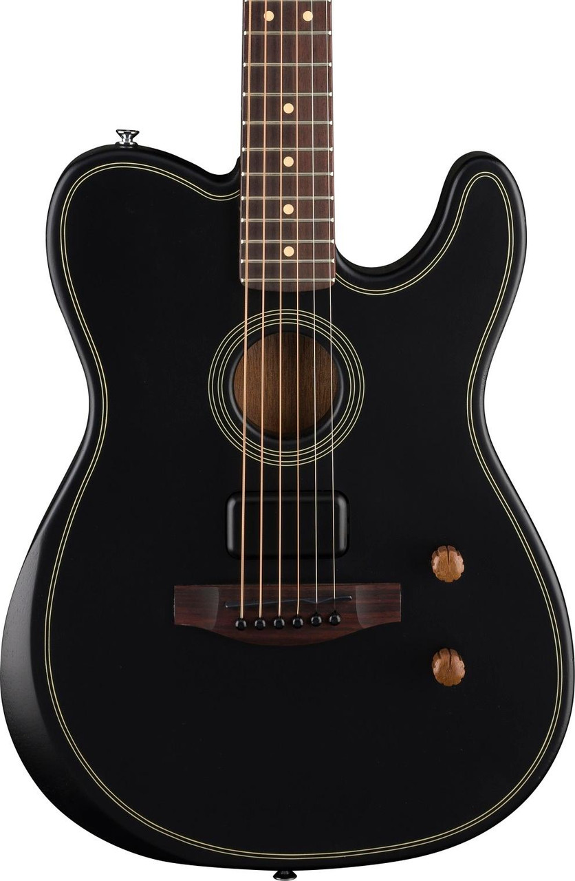 Fender Acoustasonic Standard Telecaster in Black - Andertons Music Co