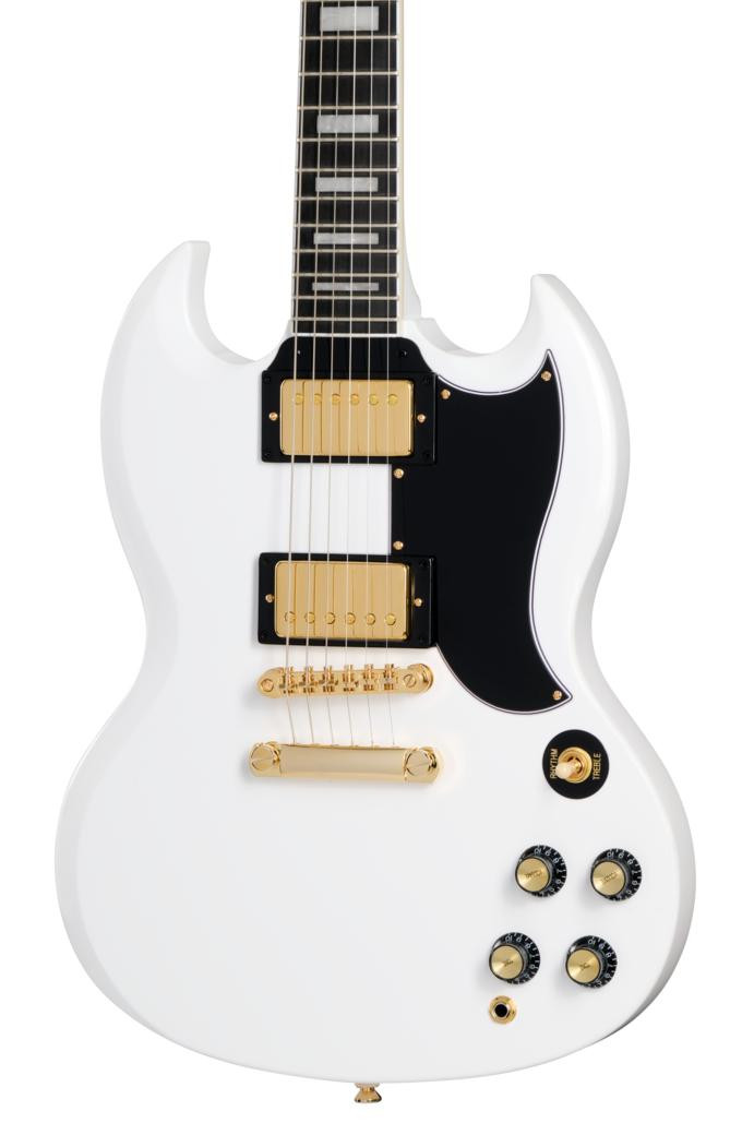 ギター Epiphone Inspired by Gibson Custom SG Epiphone Inspired by Gibson SG Custom Electric Guitar in Alpine