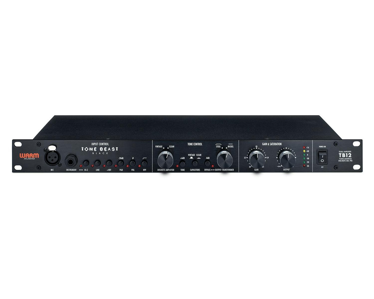 Warm Audio TB12 Tone Beast Preamp in Black - Andertons Music Co.