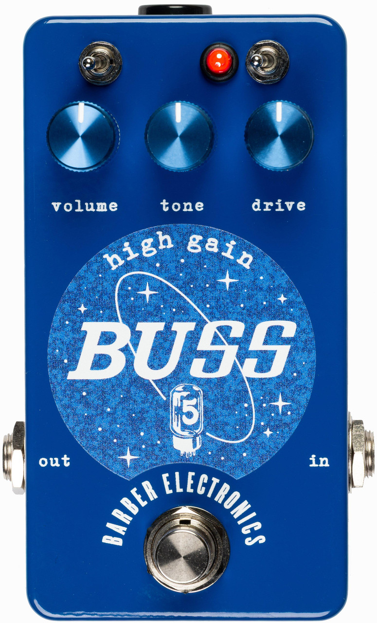 Barber Electronics Five Watt World BUSS High-Gain Drive Pedal in