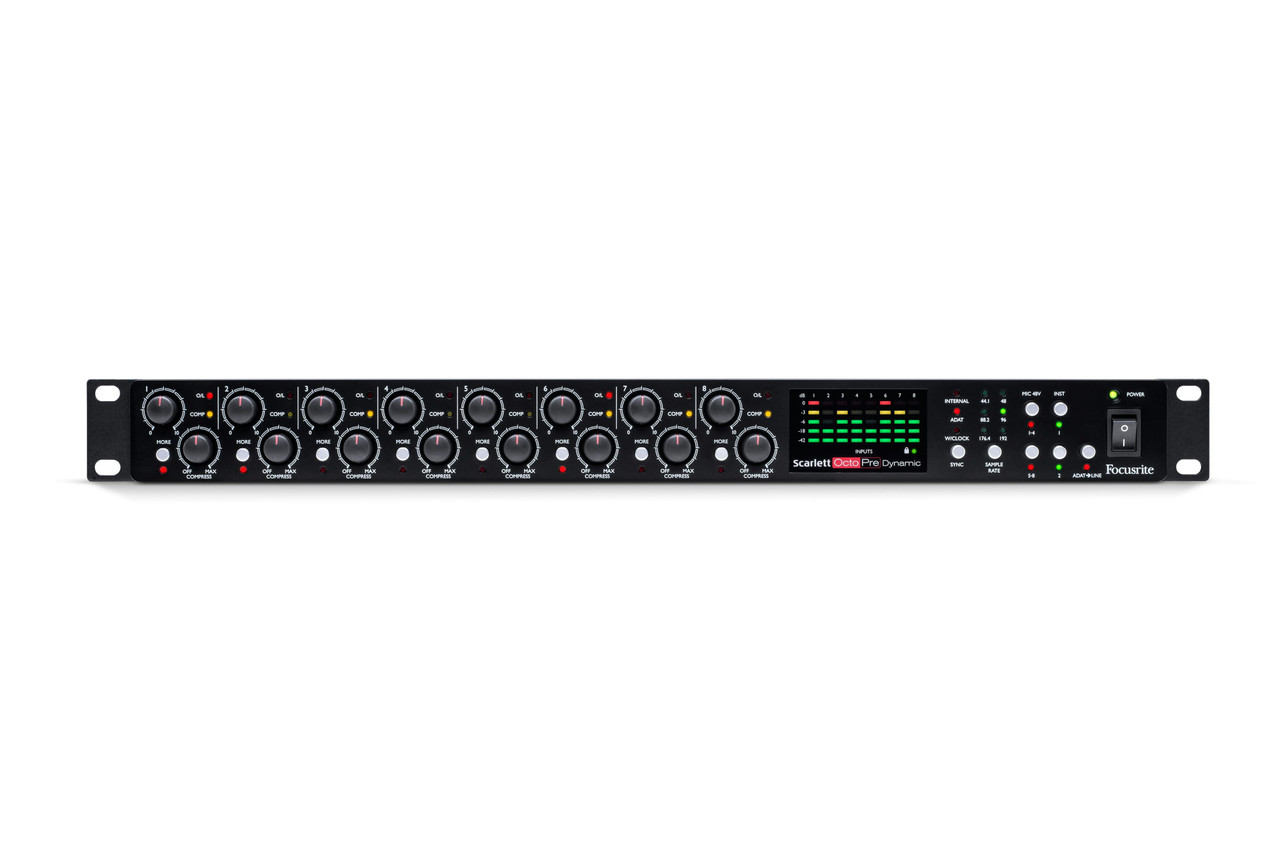 配信機器・PA機器・レコーディング機器 Focusrite Scarlett Octo Pre Focusrite/Scarlett OctoPre Dynamic