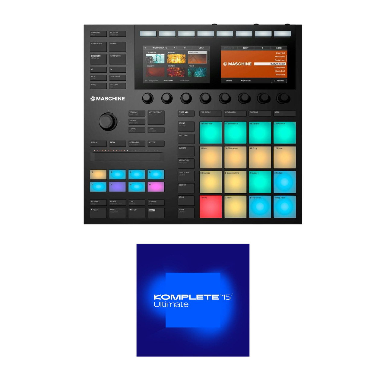 Native Instruments Maschine MK3 With Komplete 15 Ultimate Upgrade