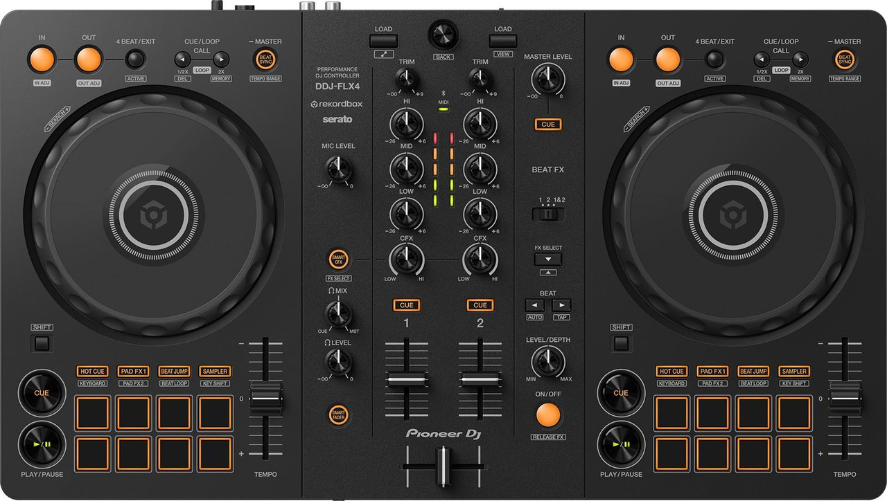 Pioneer DDJ-FLX4 2-Channel DJ Controller for Rekordbox & Serato DJ