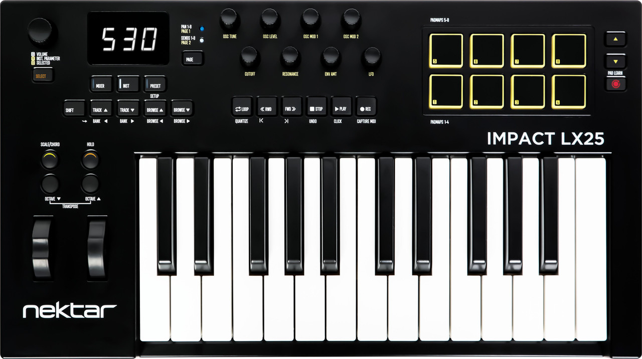 Nektar Impact LX25 MK3 MIDI Keyboard & Controller - Andertons