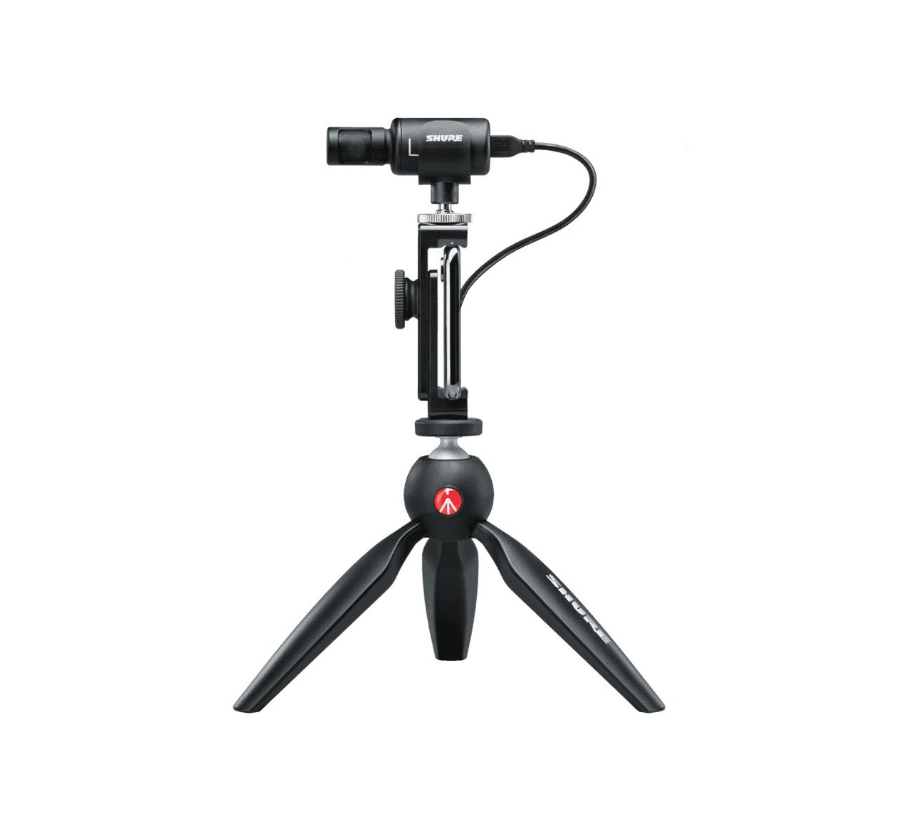 シュアMV88+VIDEO KIT Shure MV88+ Video Kit with Digital Stereo Condenser Microphone