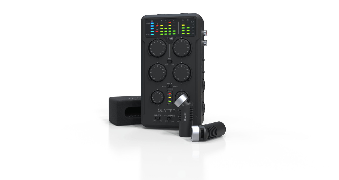 iRig Pro Quattro I/O Deluxe 4 Input Professional Field