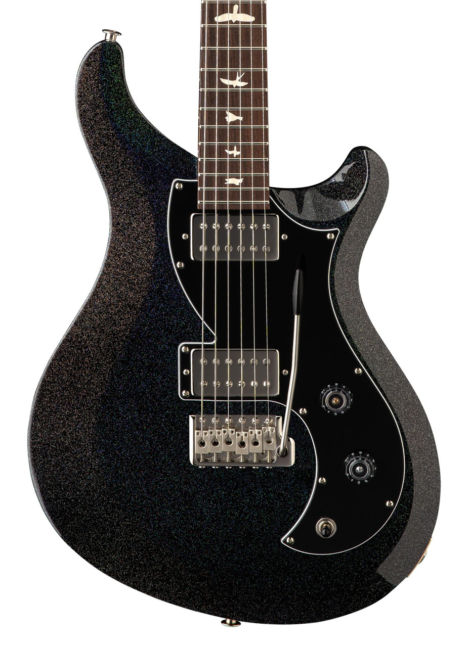PRS S2 Vela HHT Electric Guitar in Black Rainbow Holoflake