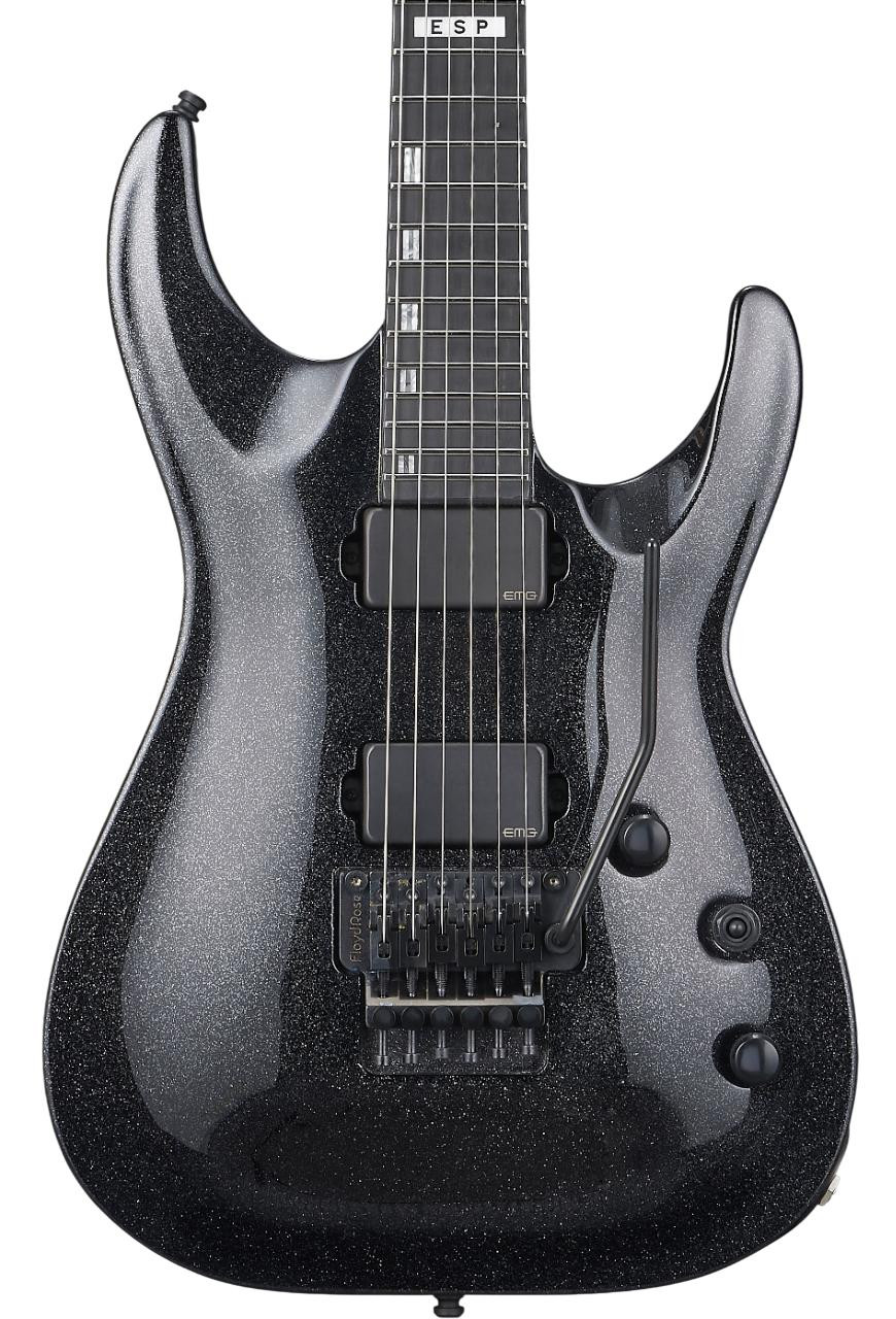 ESP E-II Horizon FR-II Electric Guitar in Gun Metallic Black