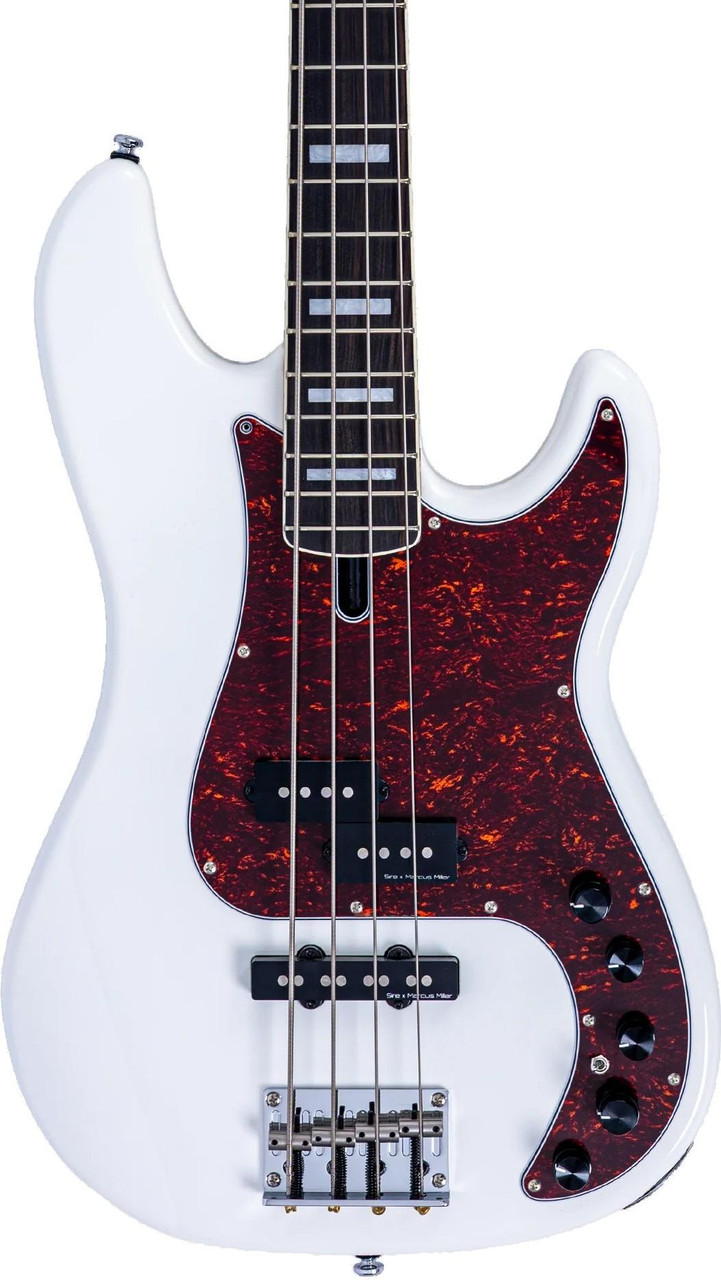 Sire P7 Alder 4 New Gen Bass Guitar in Antique White - Andertons