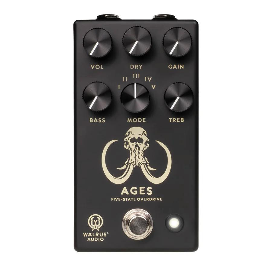 Walrus Audio Ages Overdrive Pedal with Five Selectable Gain Stages