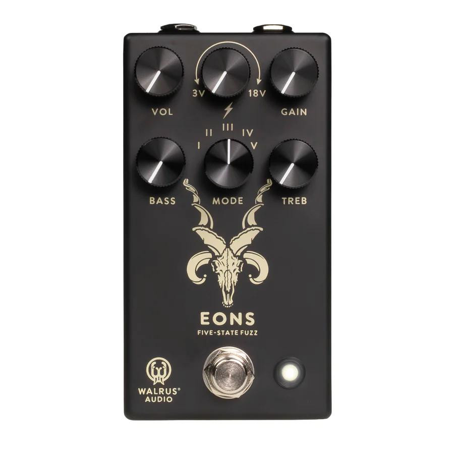 【美品】Walrus Audio Eons Five-State Fuzz Walrus Audio EONS Five-State Fuzz FX Pedal in Black - Andertons